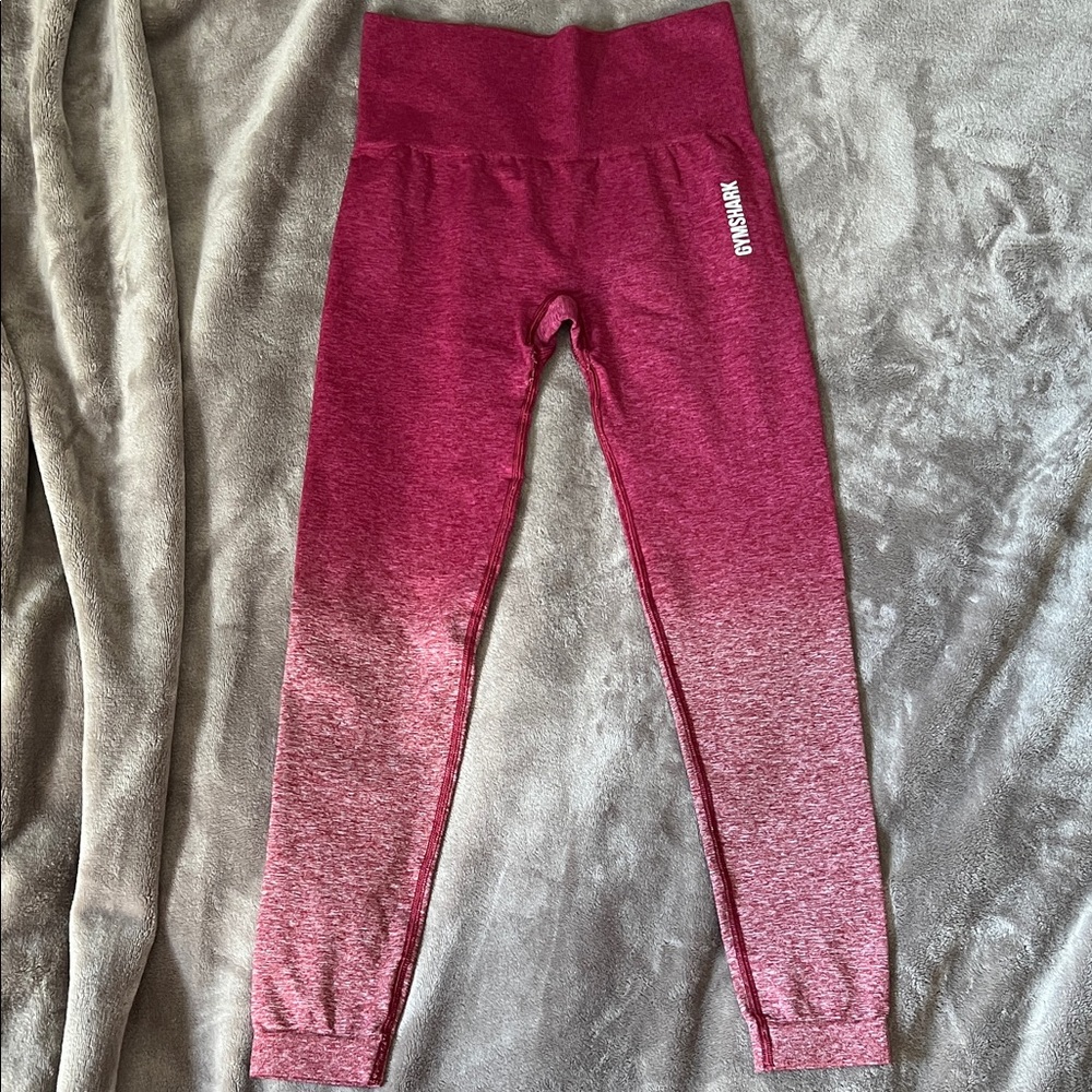 Gymshark Women’s Maroon Ombré Leggings
